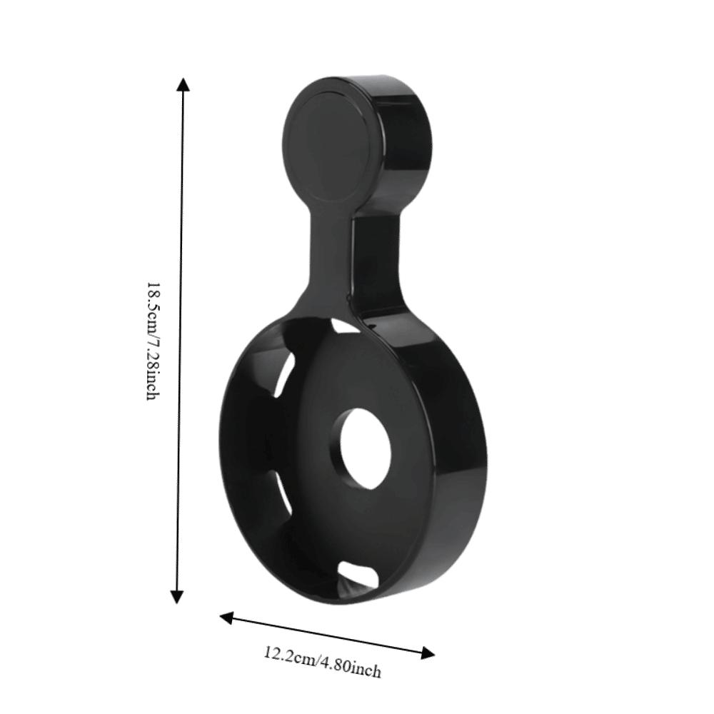 4.8x7.28 In For Google Home Mini Holder Black Wire Organizer Socket Outlet Holder Wall Mount