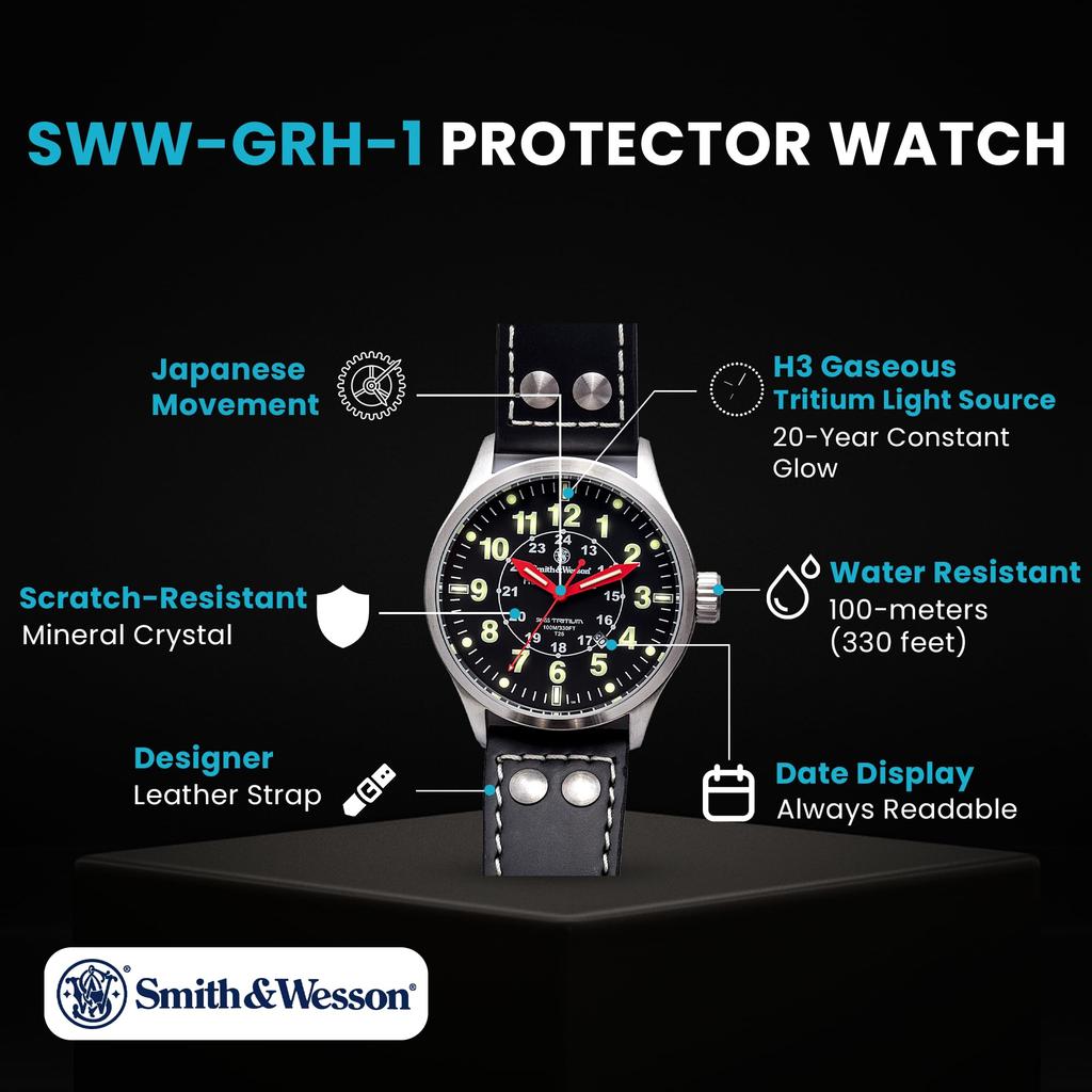 Smith Wesson Watch GRH1 with Special Case &