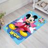 1pc Mickey Mouse Pattern Area Rug Soft Flannel Floor Mat for Living Room, Bedroom and Carpet, Sofa Coffee Table Floor Mat, Machine Washable