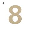 1Pcs Modern Hotel Home Sticker Address Self-adhesive Door Plate Number House Drawer Sign Gate Digits Door Numeral Plaque