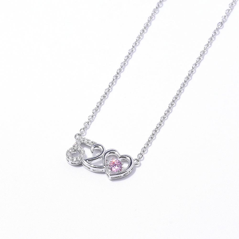 Liebesanhänger Liebesgeständnis Geschenk Kurze Schlüsselbeinkette Ich Liebe Dich Nummer 520 Halskette Farbe Mehr