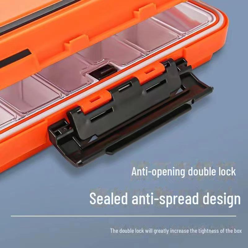 Multi-functional Fishing Tackle Box for Hooks, Lures, Tools, and Jewelry Storage