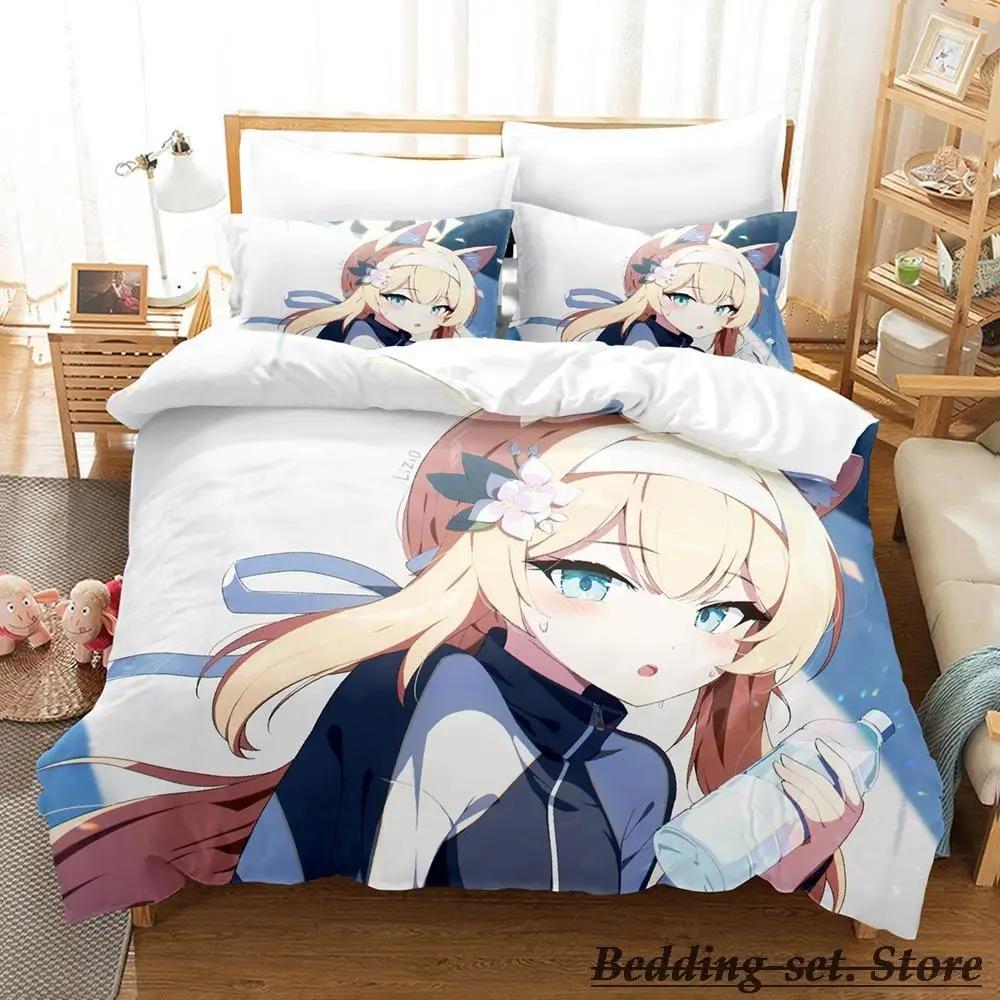 Brandneues NEKOPARA OVA Bettwäsche-Set Einzelbettgröße Größe Einzelbettgröße Doppelbettgröße Queen-Size King-Size Größe Bett-Set Schlafzimmer für Erwachsene und Kinder Bettbezug-Sets Anime parure de