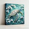 DIY 3D Diamond Painting Kit with Pearl Elements for Home Office Desktop Decoration Handcrafted Art Canvas Wall Decor Dolphin Design