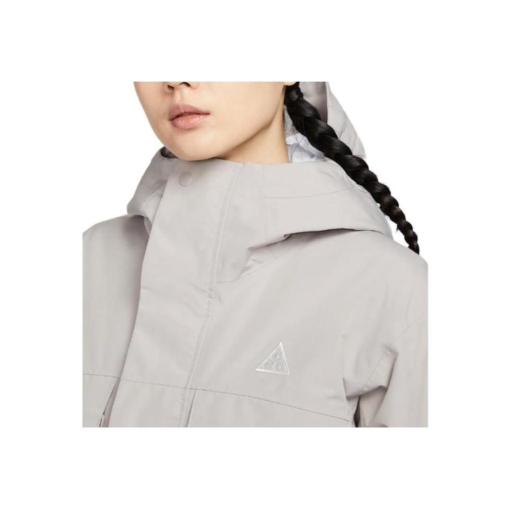 Nike Storm-FIT ACg Series Skull Peak Primaloft Logo Solid Versatile Windproof Water-Repellent Jacket Women Jacket FV7328-009