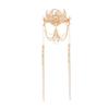 Neues Fee Ethnisches Langes Quasten Voller Kristall Damen Haaraccessoires Tiara der Elfen Vergoldete Krone