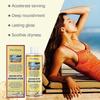 OceAura Anti-tanning Body Care Lotion Helps with Sun Protection and Evens Out Skin Tone On the Beach In Summer