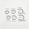 C-Shaped Stainless Steel Fake Nose Ring - Personalized Titanium Steel Piercing Jewelry