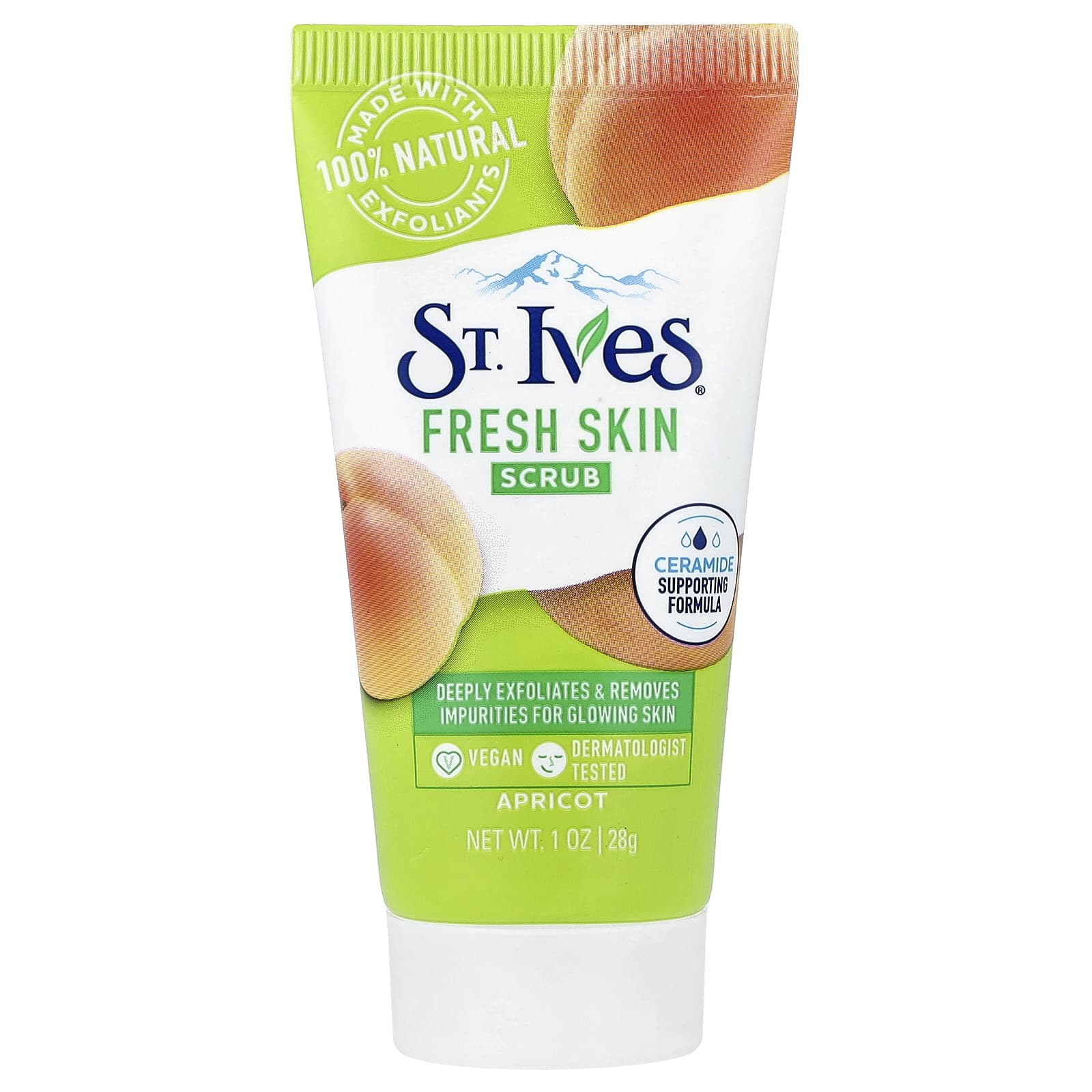 

St. Ives, Fresh Skin, Apricot Infused Scrub, 28G(1Oz)