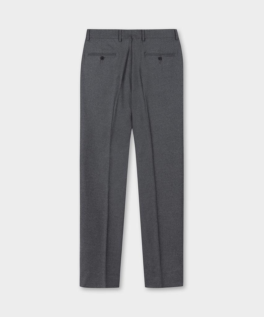 BROOKS BROTHERS Classic Fit Flannel Trousers (Charcoal) (Bbptmf1632Vef)