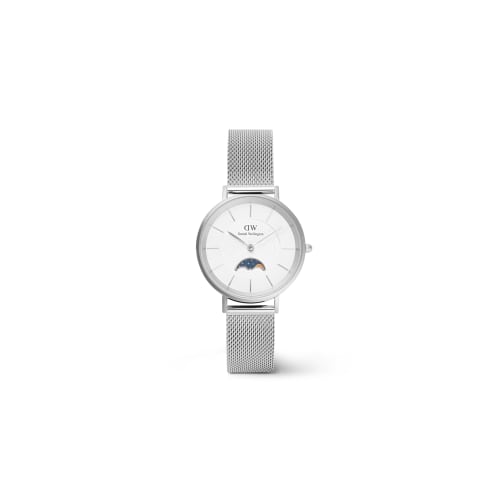 

Daniel Wellington DW Petite Moonphase S White 32mm Women s Watch, Rose Gold, Silver, for Women in Their 20s and 30s. This elegant, sophisticated watch