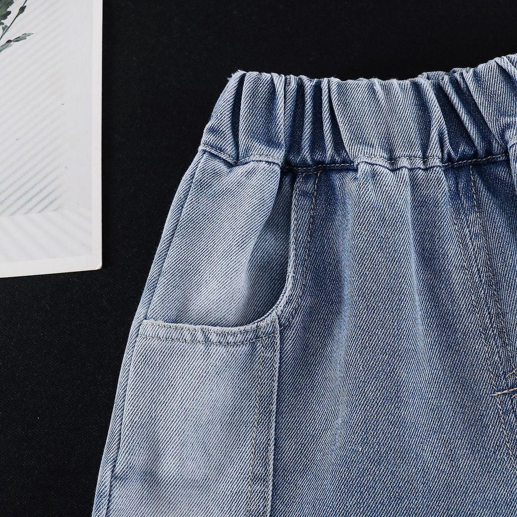 Boys' 2026 Trendy Summer Letter Patch Two-Piece Outfit