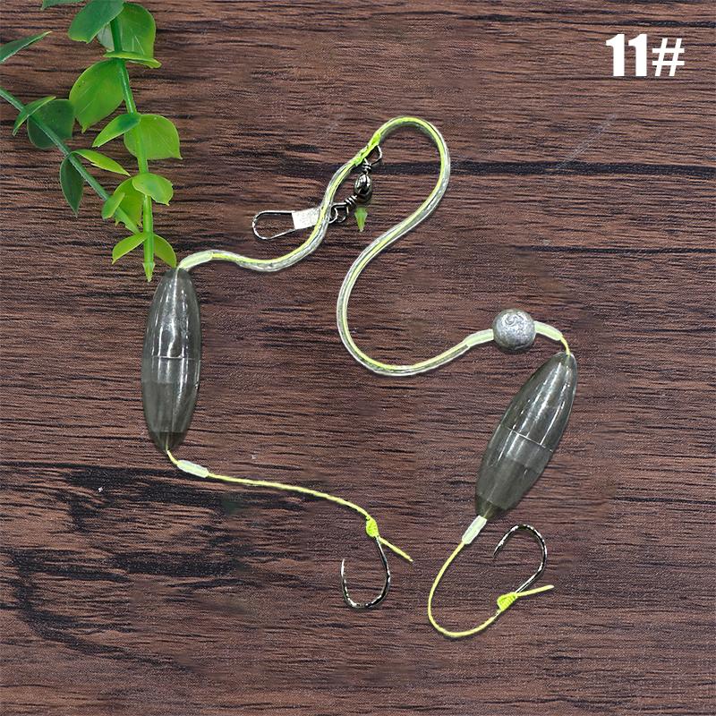 1 Pcs Anti-Separation Base Fishing Hook Double Hook For Fishing Live Bait With Double Bait Keeper Barbs High Carbon Steel