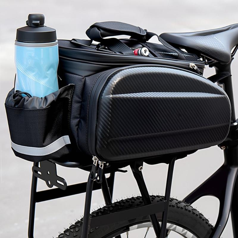 Durability Bike Carriers with Multiple Pockets Expandable Storage Cycling Gear for Mountain and Road Bikes