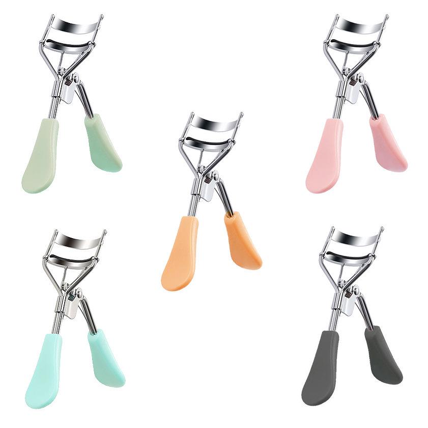 Macaron Colored Partial Eyelash Curler - Long-lasting, Easy-to-Use Stainless Steel Duckbill Design for Beginners