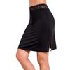 Women's Summer Lace Midi Slip Skirt - Anti-Exposure & Semi-Transparent Lining