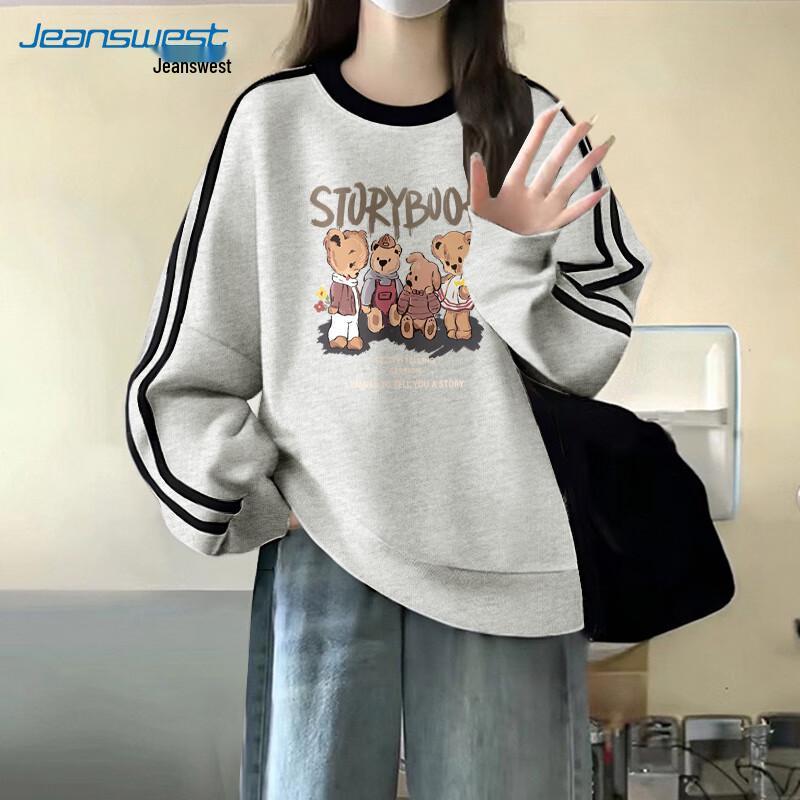 

JEANSWEST Women s American Retro Storybook Sweatshirt XL