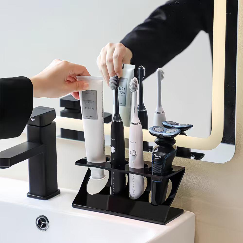 High-End Electric Toothbrush and Toothpaste Bathroom Stand