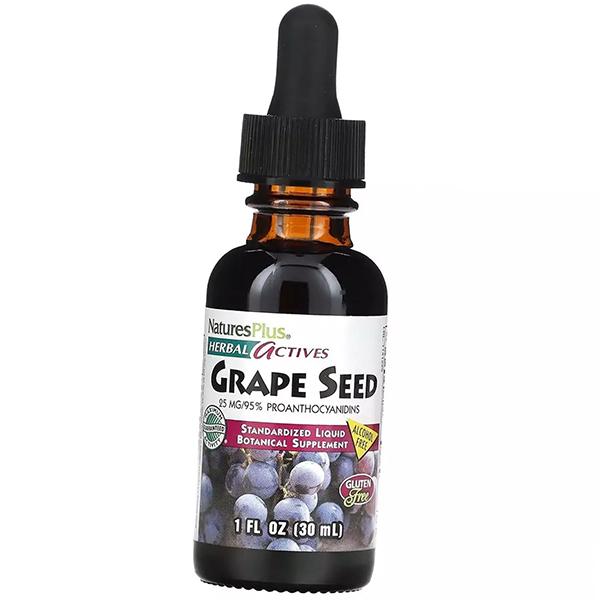 Grape Seed Extract, Herbal Actives Grape Seed Alcohol Free, Nature's Plus  30ml (71375054)