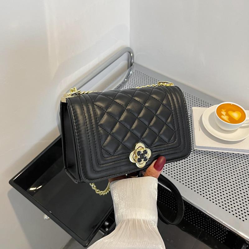 2023 Новая Модная Вышитая Сумка Через Плечо Женская Стильная Сумка на Цепочке Через Плечо