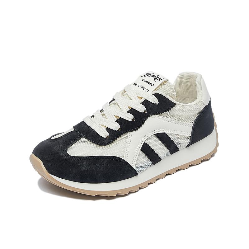 

Fashion 2025 Summer Women s Korean Style Chunky Platform Sneakers Casual Running Sports Shoes Breathable Street Fashion 35 чёрный