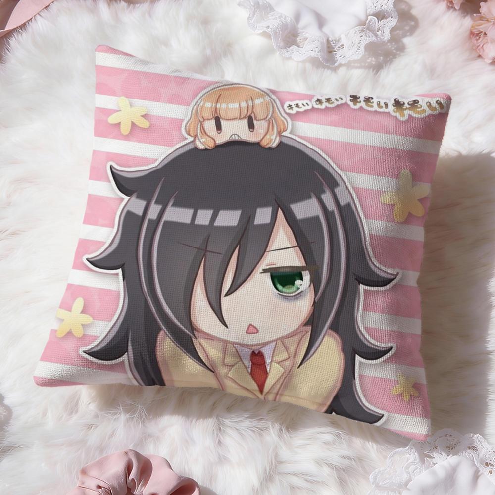 Cute K-Kuroki TomokoS Cushion Cover Premium Comfort Reversible Pillow Cove -Two in One Design for Any Room & Car Interior