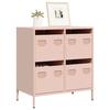 VidaXL Buffet Pink 68x39x73,5 Cm Cold-rolled Steel, Storage Furniture, Kitchen Storage Furniture, Furniture 851257