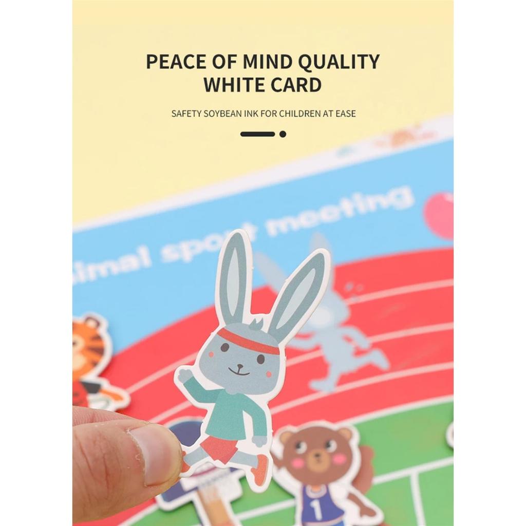 Kid Quiet Book Montessori Baby Educational Toy Logical Life Ability Sorting Match Game Baby Sticker Toy for Child Book Gift