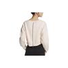 Nike Felpa da Donna Girocollo Manica Lunga Corta Design con Zip Posteriore Rally Aereo Lettera Rosso Melograno AV6228-838