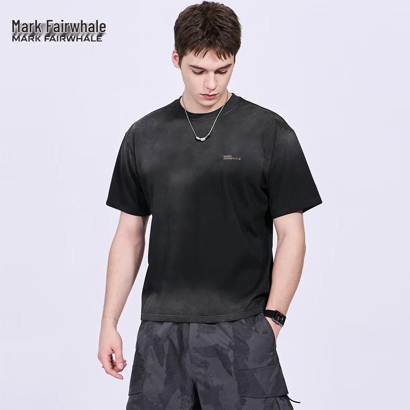 Mark Fairwhale Men's Dip-Dye Gradient Pure Cotton T-Shirt