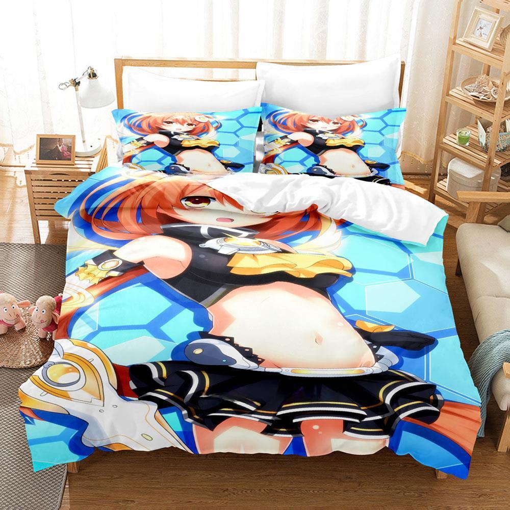 

Kannuki Natsume Bedding Set Single Twin Full Queen King Size Bed Set Adult Kid Bedroom Duvet Cover Sets 3D Anime Bed Sheet Set (135x200cm)