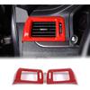 2PCS Side Air Vent Frame Trim for Honda Pilot 2016-2022/ Ridgeline 2017-2024/ Passport 2019-2024, ABS Center Console Side Air Conditioning Outlet