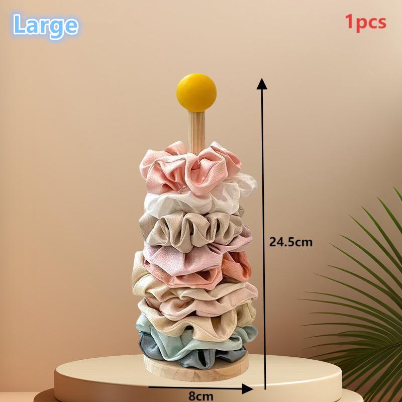 Organizzatore Scrunchies per Capelli in Legno Espositore per Elastici per Capelli Porta Braccialetti per Fasce per Capelli Scaffale Organizer per Accessori per Capelli