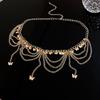 Fringed Waist Chain Decorative Belt for Trendsetters and Ladies Female Long Tassels Body Chain Party Clothing Accessory