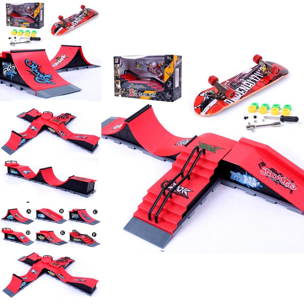 Ultimate Tech Deck Fingerboard Skate Park Ramp Part With Unique Graffiti Design