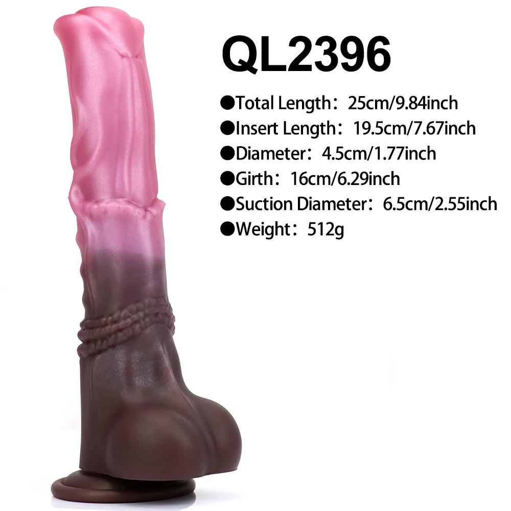 Silicone Large Anal Plug Dildo With Dog Knot Soft Silicone Female Sex Toys Vaginal Anus Stimulation Erotic Masturbators