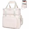 Insulated Lunch Bag Double-Layer Leakproof Cooler Tote Crossbody Handheld Work Outdoor Picnic Travel