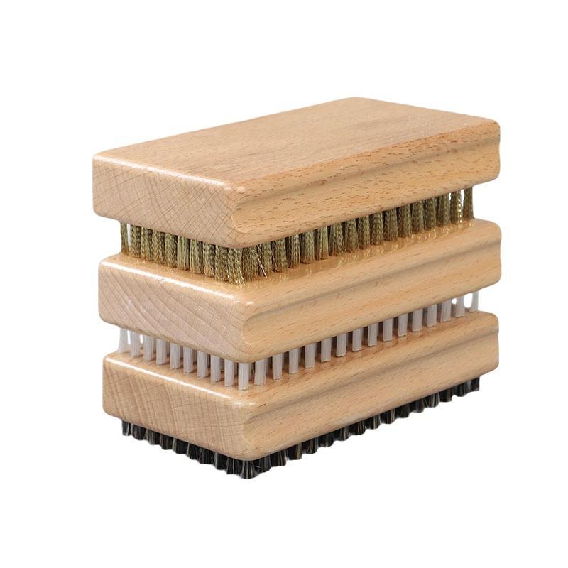 Snowboard Vaxningsborstset: Vaxborttagning, Polering, Dekontaminering med Mässings-, Nylon- och Hästhårsborstar