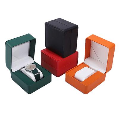Watch Storage Box Pu Single Watch Display Case Wristwatch Watch Holder Travel Jewelry Watch Organizer For Men Gift