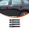 ABS Kolfiber Dörrhandtagsskydd Trim för Mitsubishi Outlander Sport ASX Lancer