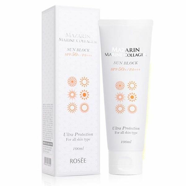 Mazarin Suncare Солнцезащитный крем с морским коллагеном SPF 50+ 100 мл (W61F9B0)