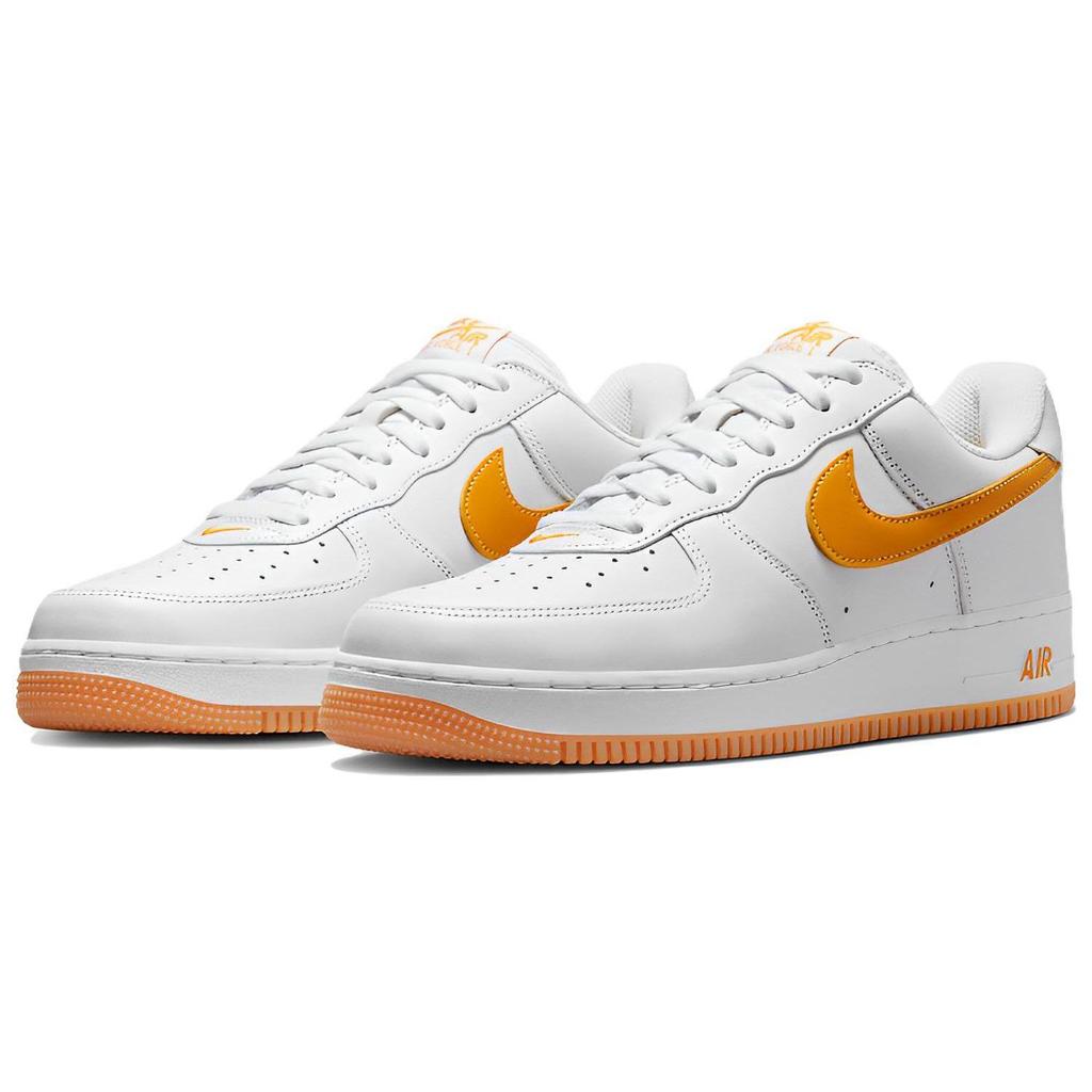 Nike Air Force 1 Low Retro QS White University Gold Gum Yellow FD7039-100