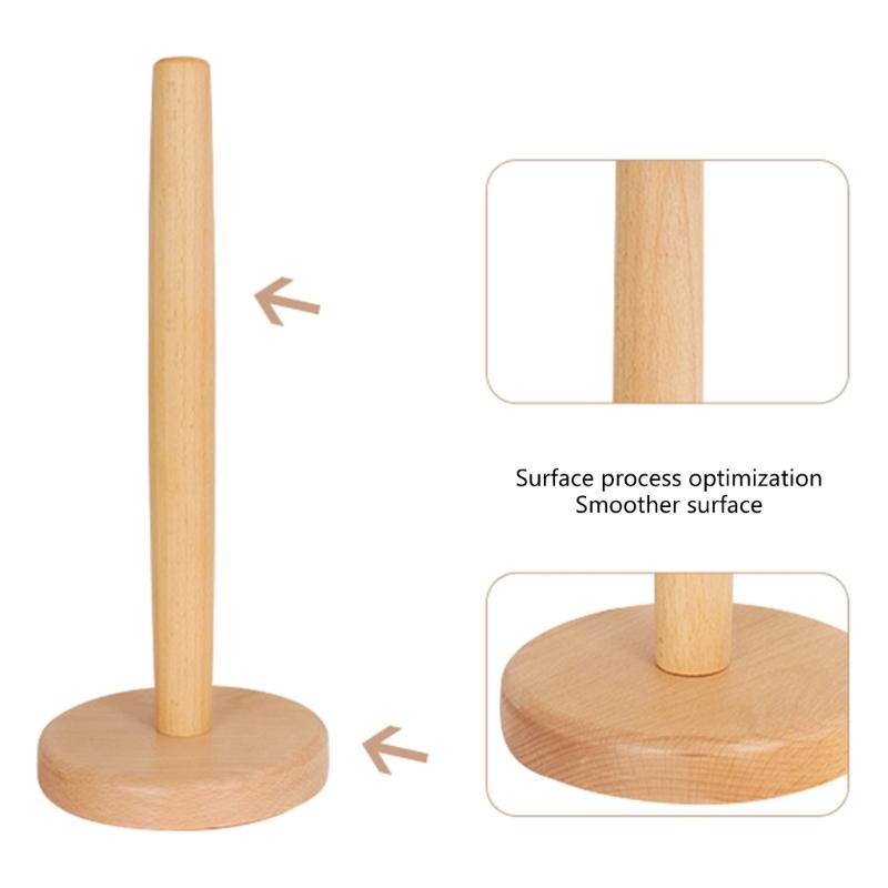 Multifunctional Sturdy Wood Tissue Roll Storage Holder with Elegant Designs and Animal Figures Portable for Daily Use