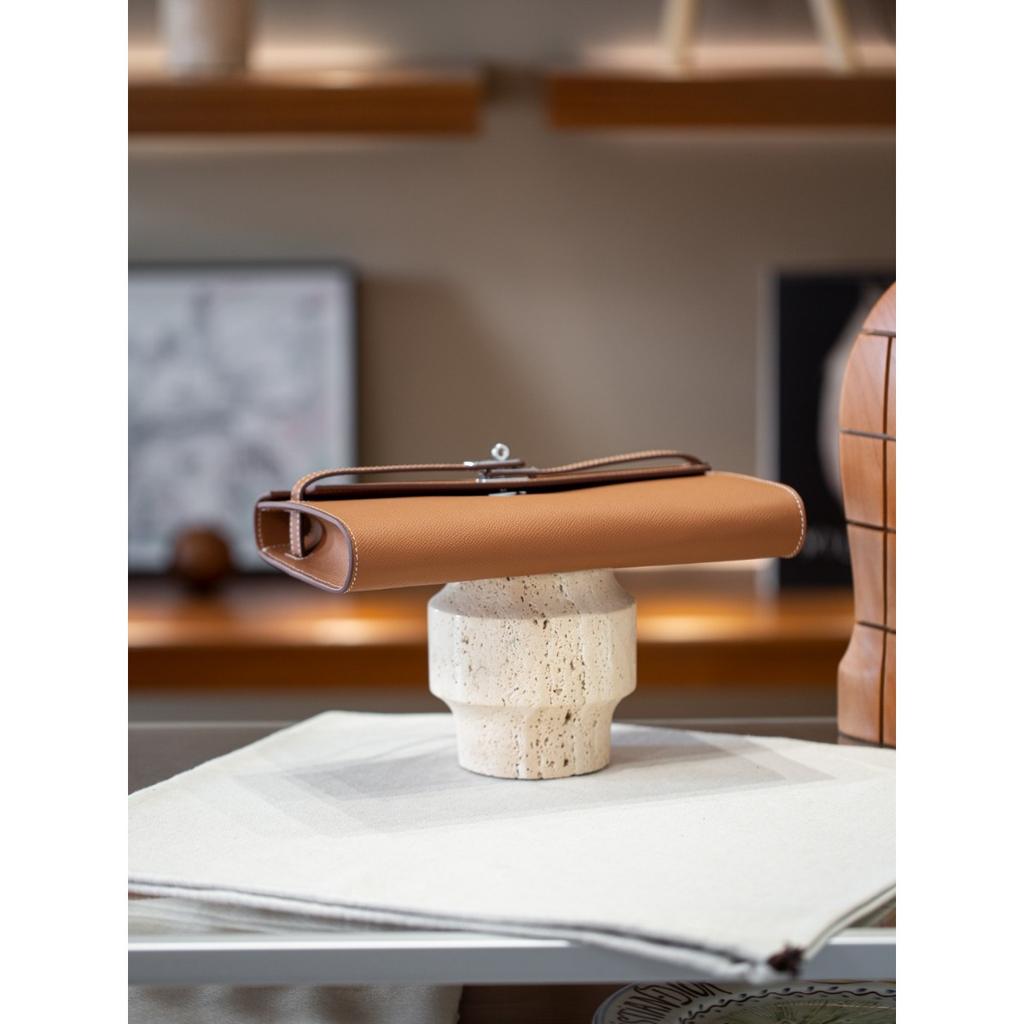 Kazilan Kelli Cut Imported Shafi Thread Kelly Bag High-end Versatile One-shoulder Crossbody Handbag