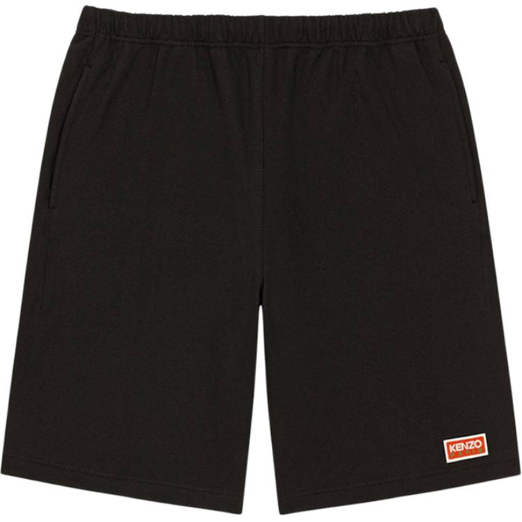 Kenzo Logo-patch Cotton Shorts FD65PA7044ME-99