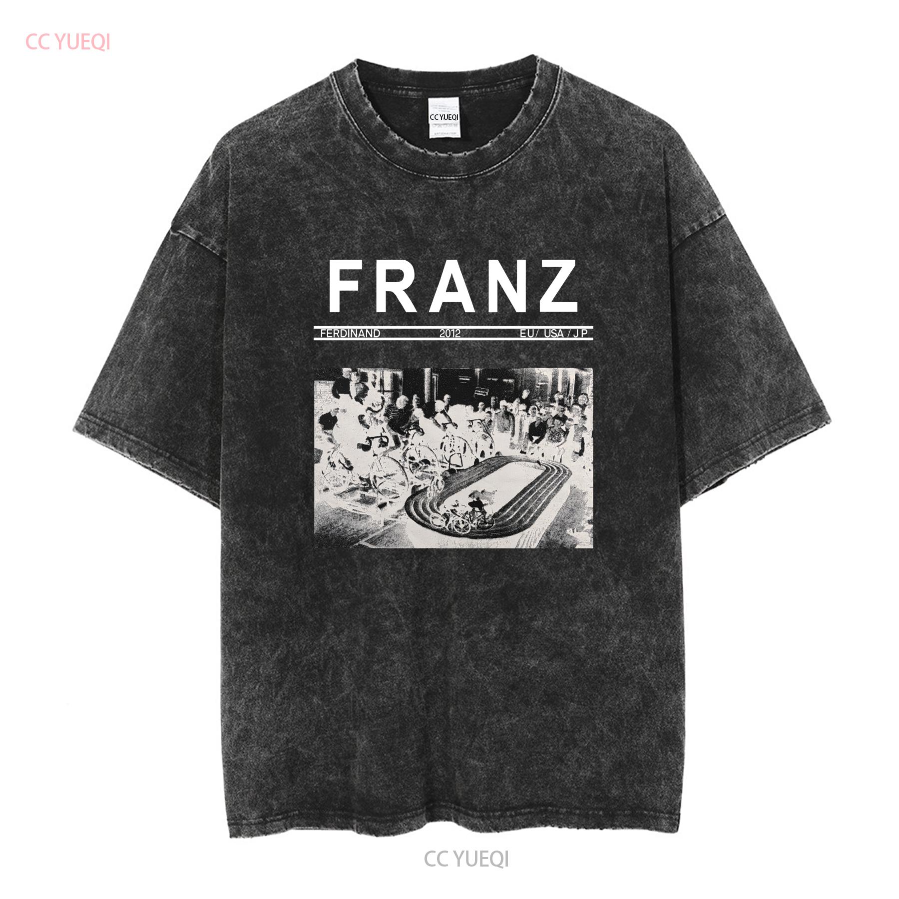 

FRANZ FERDINAND 2012 Official MEGA RARE EU USA JP T Shirt Sz Medium vintage Washed Stylish homme Unisex Stretched Comfortable XL