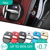 New 4PCS Car Door Lock Cover Carbon Fibre Stikcer Case Car Accessories For BMW E46 E90 E60 F10 E39 F30 E36 F20 E87 E90 E70