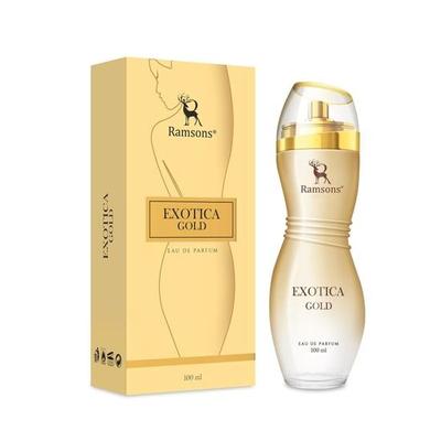 Ramsons - EXOTICA GOLD Eau De Parfum | 100 ML | Perfume For Women | TN - Cassis, Peach | MN - Jasmine, Rose | BN - Musk, Amber