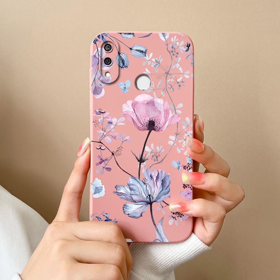 For Huawei Y9 Prime 2019 Phone Case Full Protection Cover For Huawei Y9S Y9A Cute Cartoon Liquid Silicone Anti Drop Bumper Coque