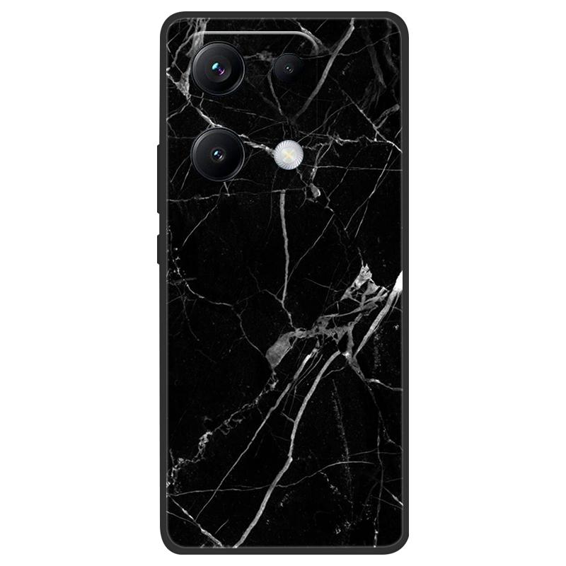 For Redmi Note 14S 4G Phone Case 14 s Marble Painting Pattern Soft Silicone Anti Drop Cover For Xiaomi Redmi Note 14S Shell